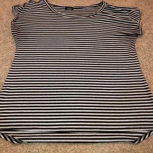 Black and white striped shirt
